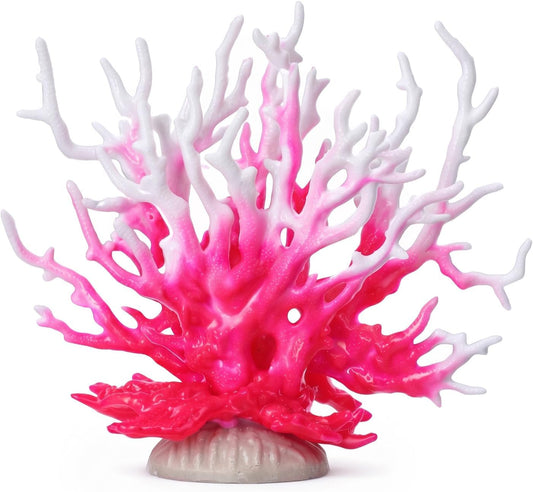 Artificial Aquarium Coral Ornament, Aquarium Decor Plastic Plant Small, Fish Tank Fake Coral, Aquarium Plants Decorations, Plastic Fish Tank Accessories, Multi-Purpose Simulation Water Grass