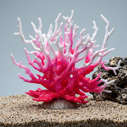 Artificial Aquarium Coral Ornament, Aquarium Decor Plastic Plant Small, Fish Tank Fake Coral, Aquarium Plants Decorations, Plastic Fish Tank Accessories, Multi-Purpose Simulation Water Grass