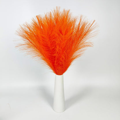 Artificial Pampas Grass (Lavender) | Flame-retardant soft fiber, odor-free & zero upkeep, non-shed fluffy plumes, bendable stems, durable deco