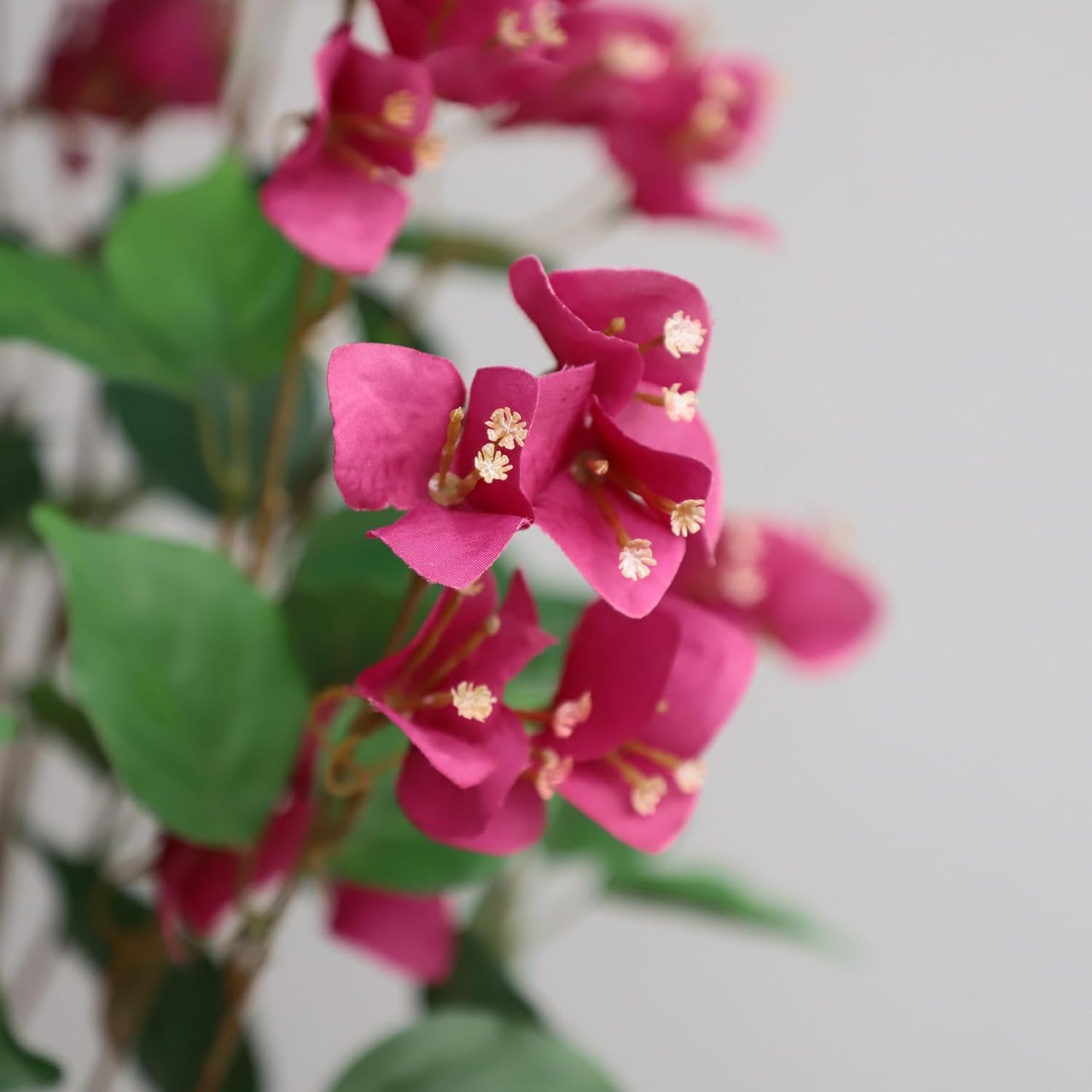 Artificial Bougainvillea Tree, 7FT Fake Bougainvillea Topiary Trees with Pot, 83 Inch Faux Plant for Indoor Decor