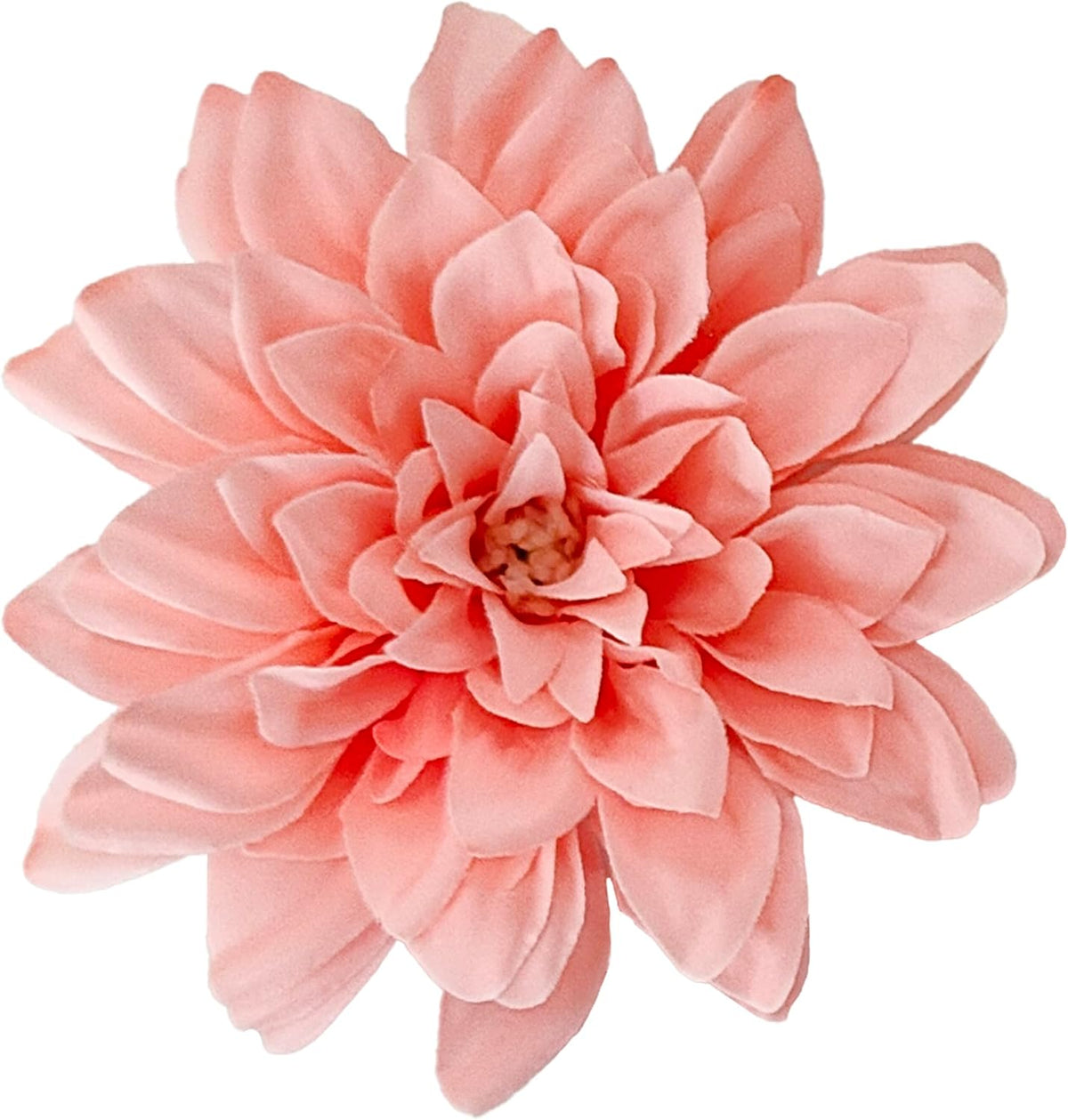 5''Silk Coral Pink Dahlia Artificial Flowers Bulk, 30 Pcs Fake Dahlias Flowers Heads for Craft, Large Flower Heads Faux Flowers for Wedding Party, Home Office, Hat, Wall Decoration (30, coral pink)