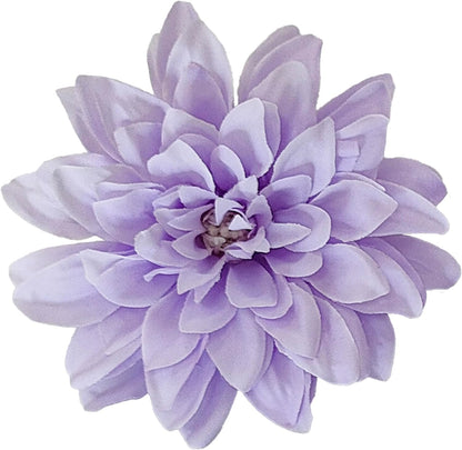 5''Silk Coral Pink Dahlia Artificial Flowers Bulk, 30 Pcs Fake Dahlias Flowers Heads for Craft, Large Flower Heads Faux Flowers for Wedding Party, Home Office, Hat, Wall Decoration (30, coral pink)