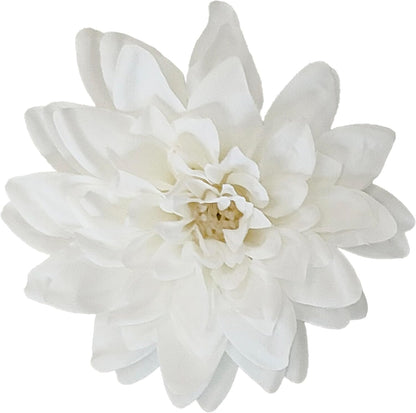5''Silk Coral Pink Dahlia Artificial Flowers Bulk, 30 Pcs Fake Dahlias Flowers Heads for Craft, Large Flower Heads Faux Flowers for Wedding Party, Home Office, Hat, Wall Decoration (30, coral pink)
