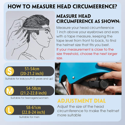 for Adults - Adjustable Certified Safety Adults Helmet for Skateboarding Bike Bicycle Scooter Cycling Skate Skating Multisport Helmets for Women Men Boys Girls Kids Youth