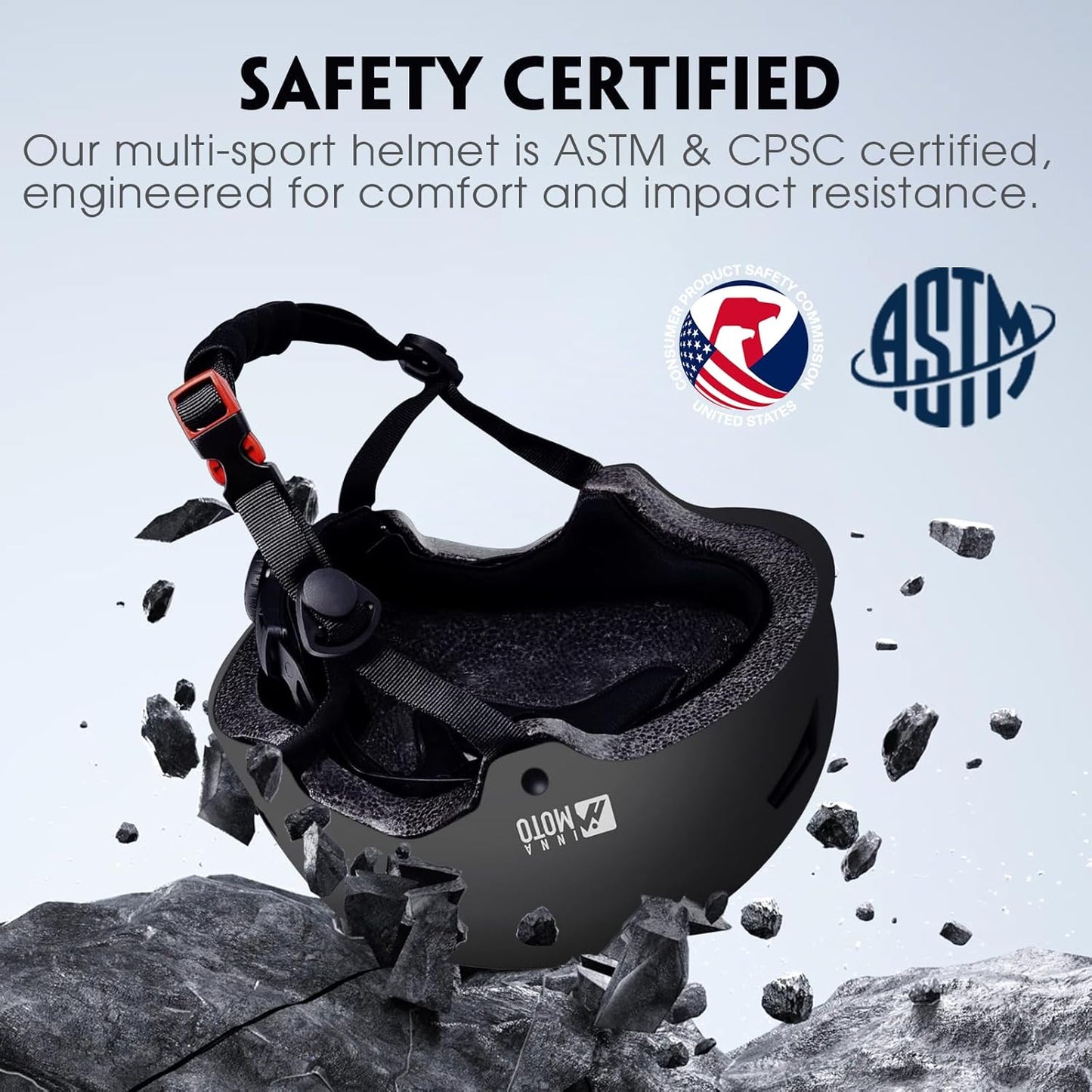 for Adults - Adjustable Certified Safety Adults Helmet for Skateboarding Bike Bicycle Scooter Cycling Skate Skating Multisport Helmets for Women Men Boys Girls Kids Youth