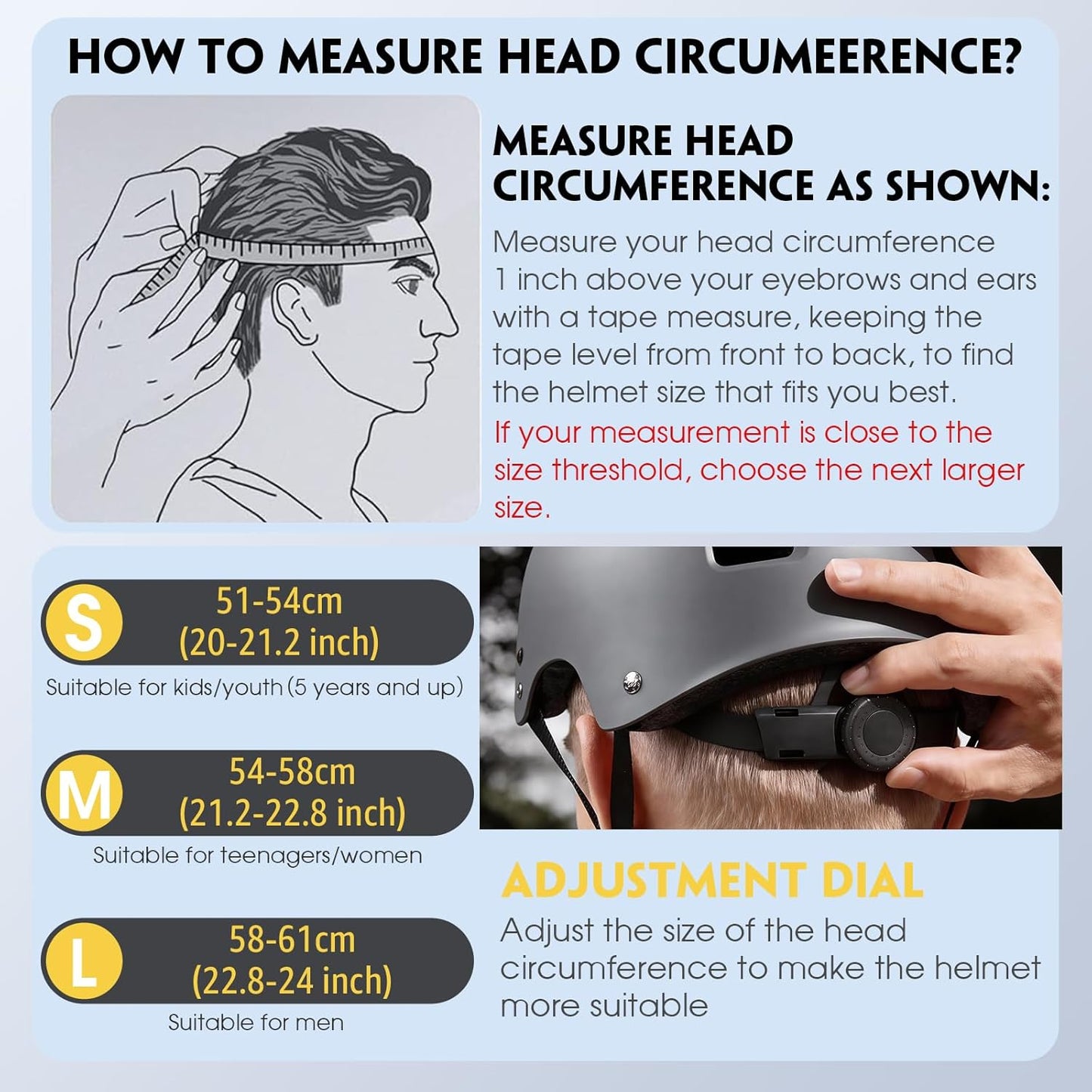 for Adults - Adjustable Certified Safety Adults Helmet for Skateboarding Bike Bicycle Scooter Cycling Skate Skating Multisport Helmets for Women Men Boys Girls Kids Youth