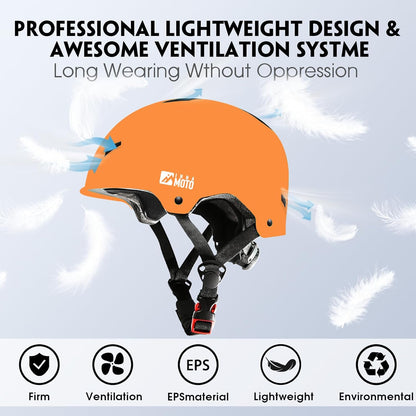 for Adults - Adjustable Certified Safety Adults Helmet for Skateboarding Bike Bicycle Scooter Cycling Skate Skating Multisport Helmets for Women Men Boys Girls Kids Youth