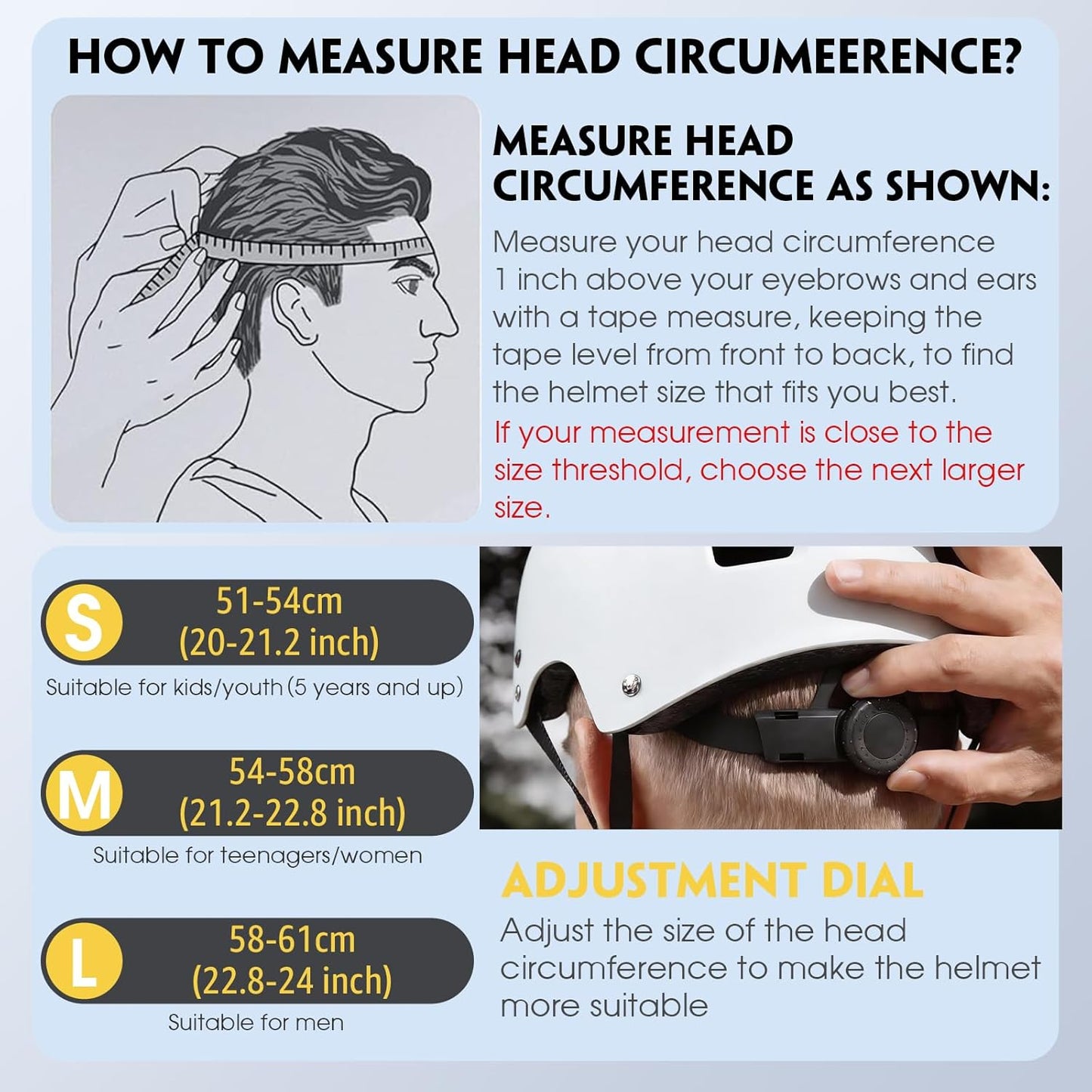 for Adults - Adjustable Certified Safety Adults Helmet for Skateboarding Bike Bicycle Scooter Cycling Skate Skating Multisport Helmets for Women Men Boys Girls Kids Youth