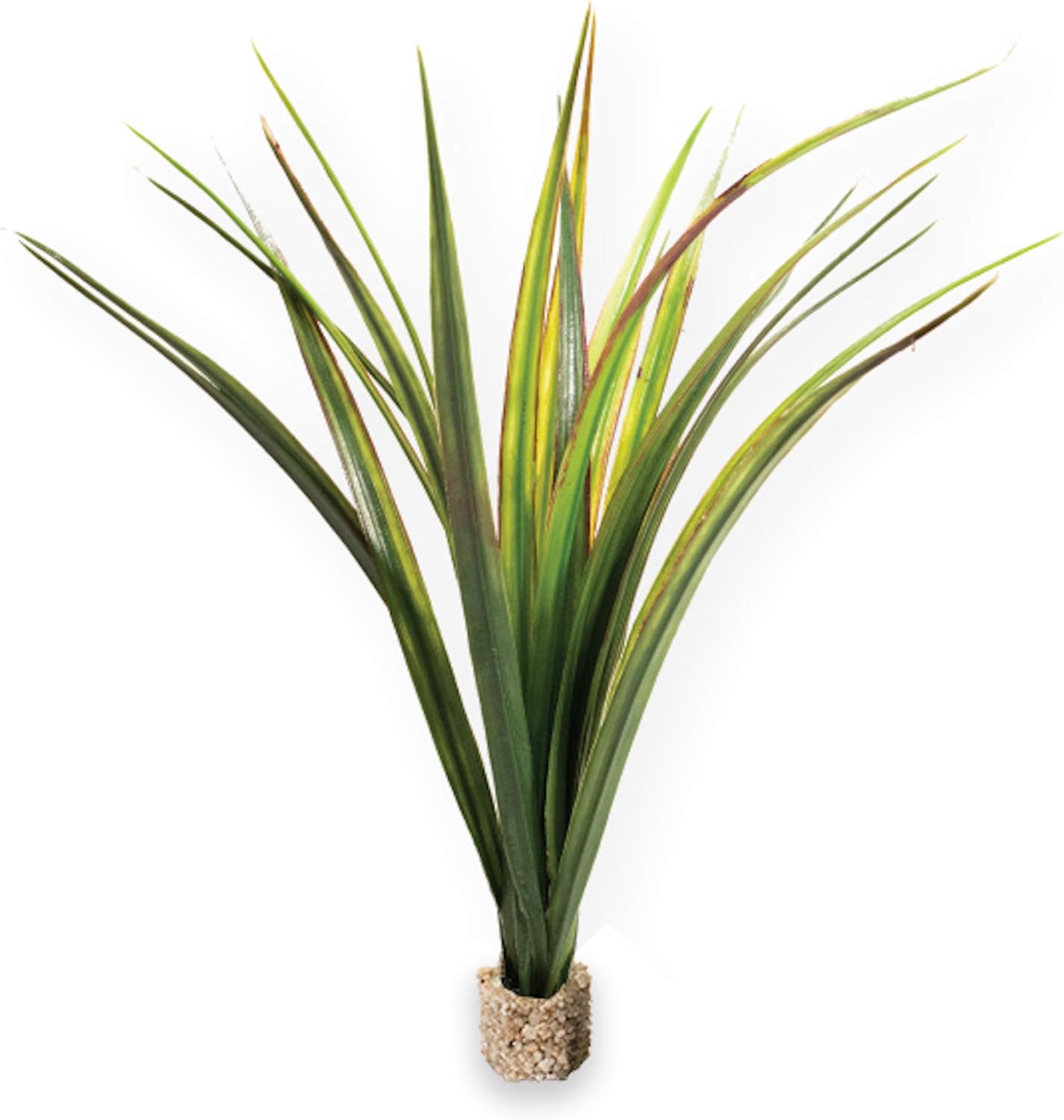 Aquascape Collection Artificial Aquarium Decor – Ultra Realistic Plants and Lifelike Foliage for Aquariums and Terrariums (1, Dark Green Fountain Grass)