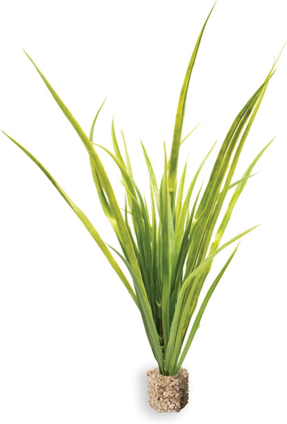 Aquascape Collection Artificial Aquarium Decor – Ultra Realistic Plants and Lifelike Foliage for Aquariums and Terrariums (1, Dark Green Fountain Grass)