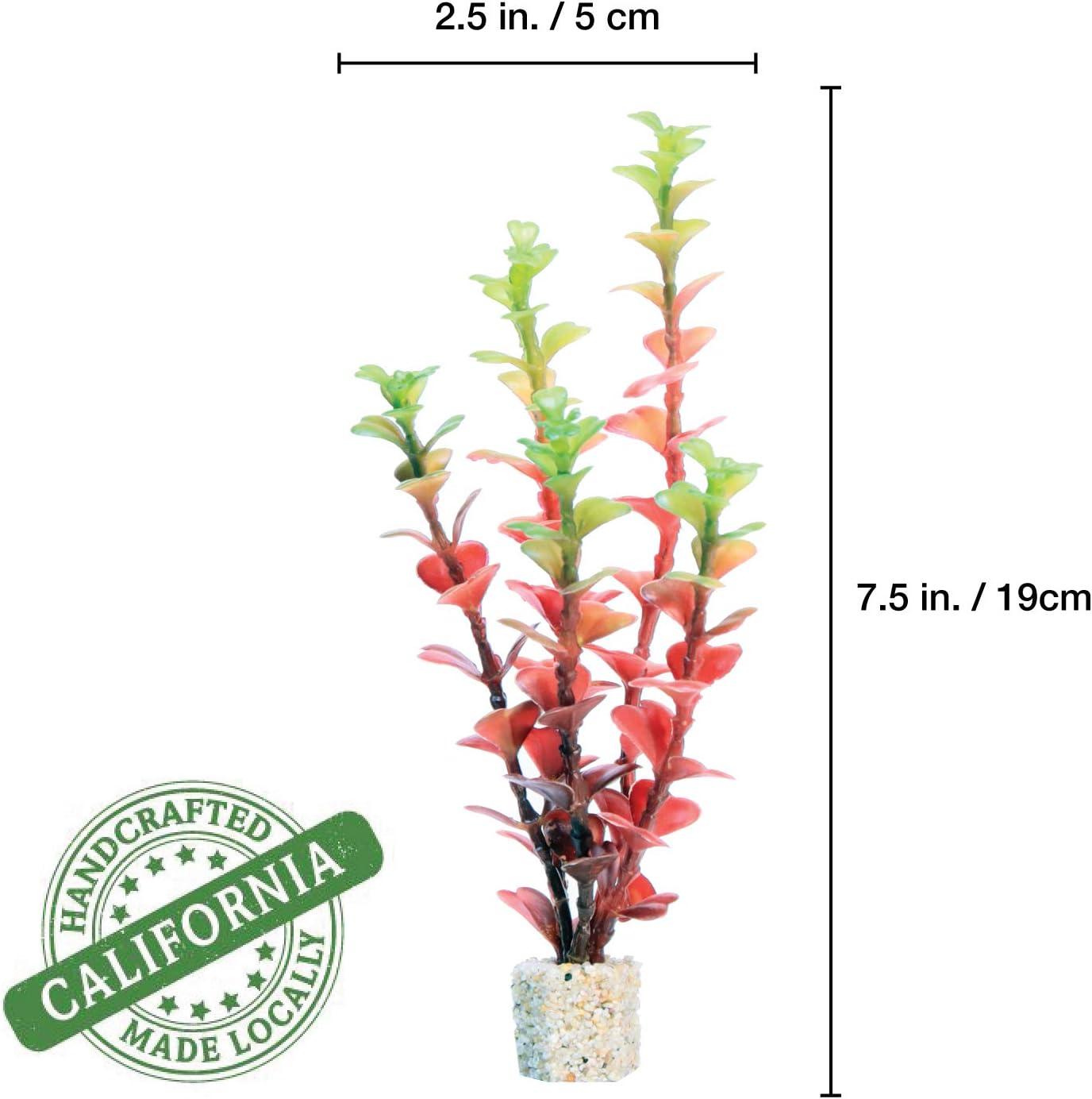 Aquascape Collection Artificial Aquarium Decor – Ultra Realistic Plants and Lifelike Foliage for Aquariums and Terrariums (1, Dark Green Fountain Grass)