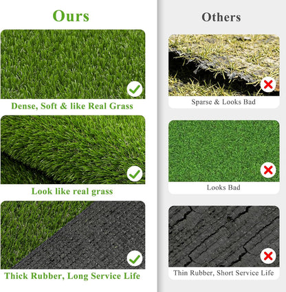 Fake Grass Turf Rug 28''x39'', Dog Grass Pee Pad for Potty Training