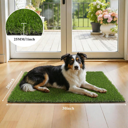 Fake Grass Turf Rug 28''x39'', Dog Grass Pee Pad for Potty Training