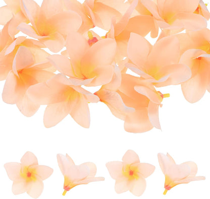 20-Pack Artificial Plumeria Flowers 2.4in/6cm, Pink