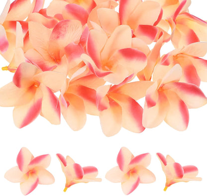20-Pack Artificial Plumeria Flowers 2.4in/6cm, Pink