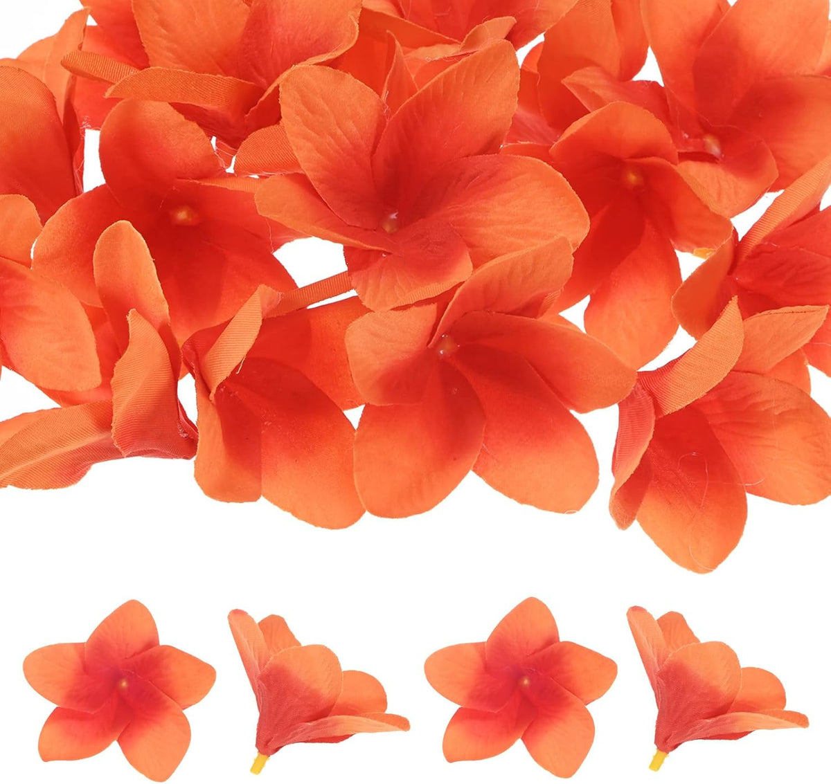 20-Pack Artificial Plumeria Flowers 2.4in/6cm, Pink