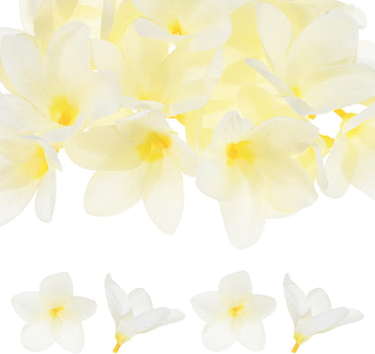 20-Pack Artificial Plumeria Flowers 2.4in/6cm, Pink