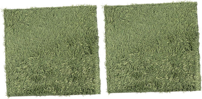 2Pcs Artificial Moss Mats for Climbing Pets Reptile Carpet for Amphibians and Turtles Moisture Retaining Synthetic Grass Mat for Terrarium Habitats