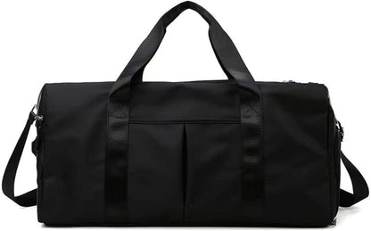 Men and Women's Travel Bag With Shoe Compartment Sports Tote Gym Bag Weekender Overnight Shoulder Bag
