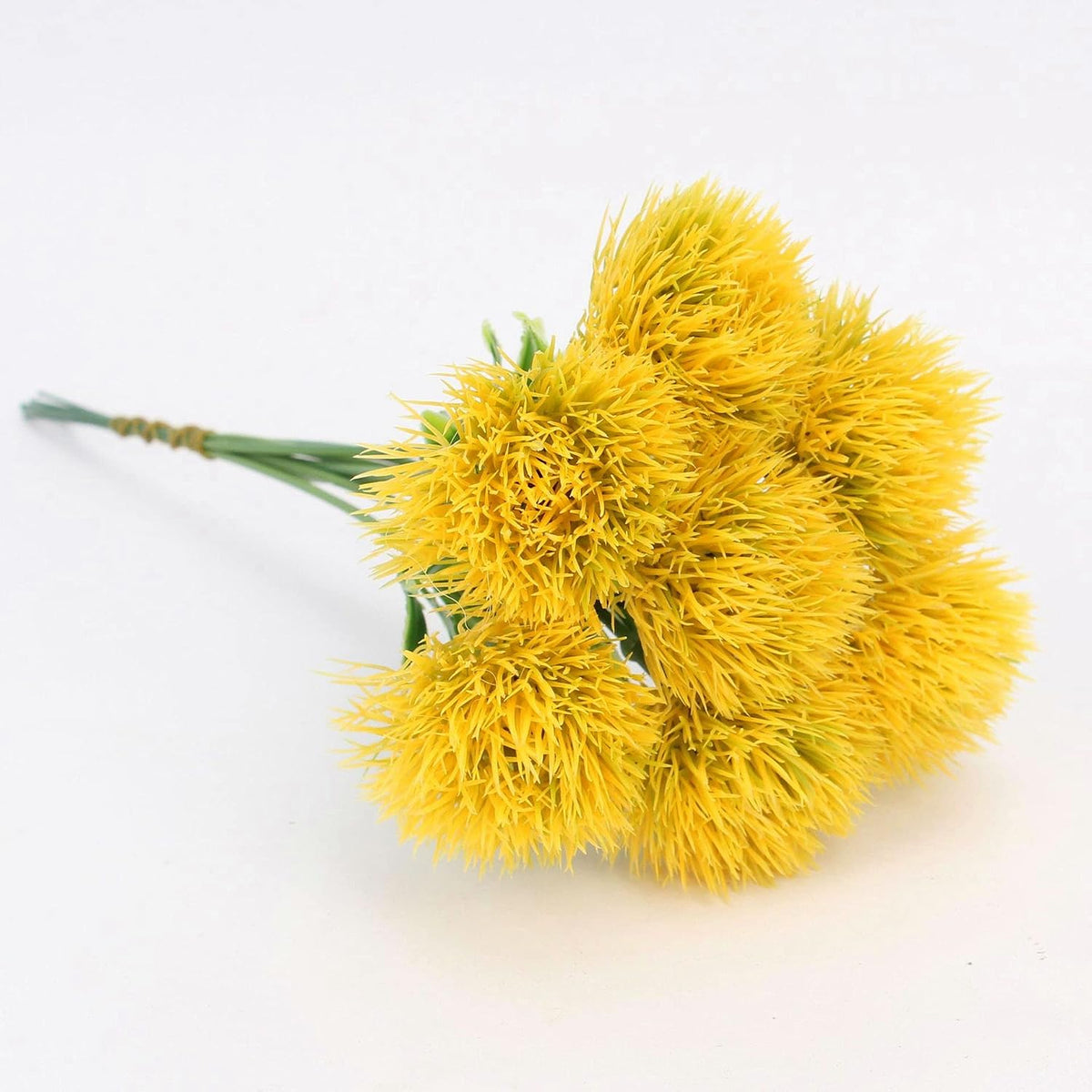 Fake Plants Dandelion Flowers Decoration, Artificial Plant Plastic Greenery Faux Outdoor Indoor Home Garden Party Room Bedroom Bathroom Office Wedding Table Centerpiece DIY Decor Yellow