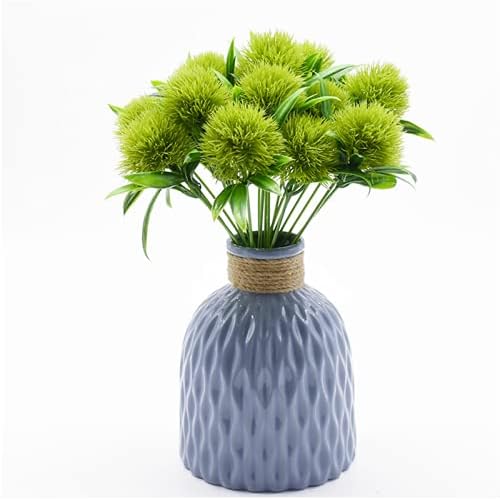 Fake Plants Dandelion Flowers Decoration, Artificial Plant Plastic Greenery Faux Outdoor Indoor Home Garden Party Room Bedroom Bathroom Office Wedding Table Centerpiece DIY Decor Yellow
