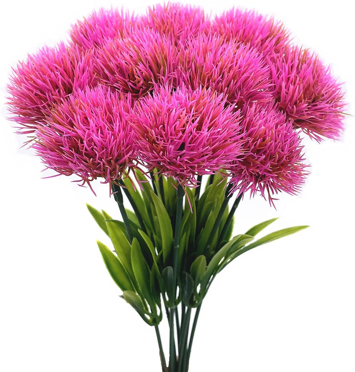 Fake Plants Dandelion Flowers Decoration, Artificial Plant Plastic Greenery Faux Outdoor Indoor Home Garden Party Room Bedroom Bathroom Office Wedding Table Centerpiece DIY Decor Yellow
