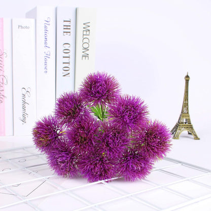 Fake Plants Dandelion Flowers Decoration, Artificial Plant Plastic Greenery Faux Outdoor Indoor Home Garden Party Room Bedroom Bathroom Office Wedding Table Centerpiece DIY Decor Yellow