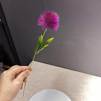 Fake Plants Dandelion Flowers Decoration, Artificial Plant Plastic Greenery Faux Outdoor Indoor Home Garden Party Room Bedroom Bathroom Office Wedding Table Centerpiece DIY Decor Yellow