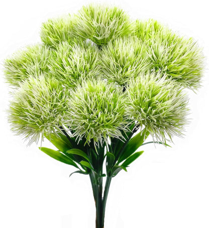 Fake Plants Dandelion Flowers Decoration, Artificial Plant Plastic Greenery Faux Outdoor Indoor Home Garden Party Room Bedroom Bathroom Office Wedding Table Centerpiece DIY Decor Yellow
