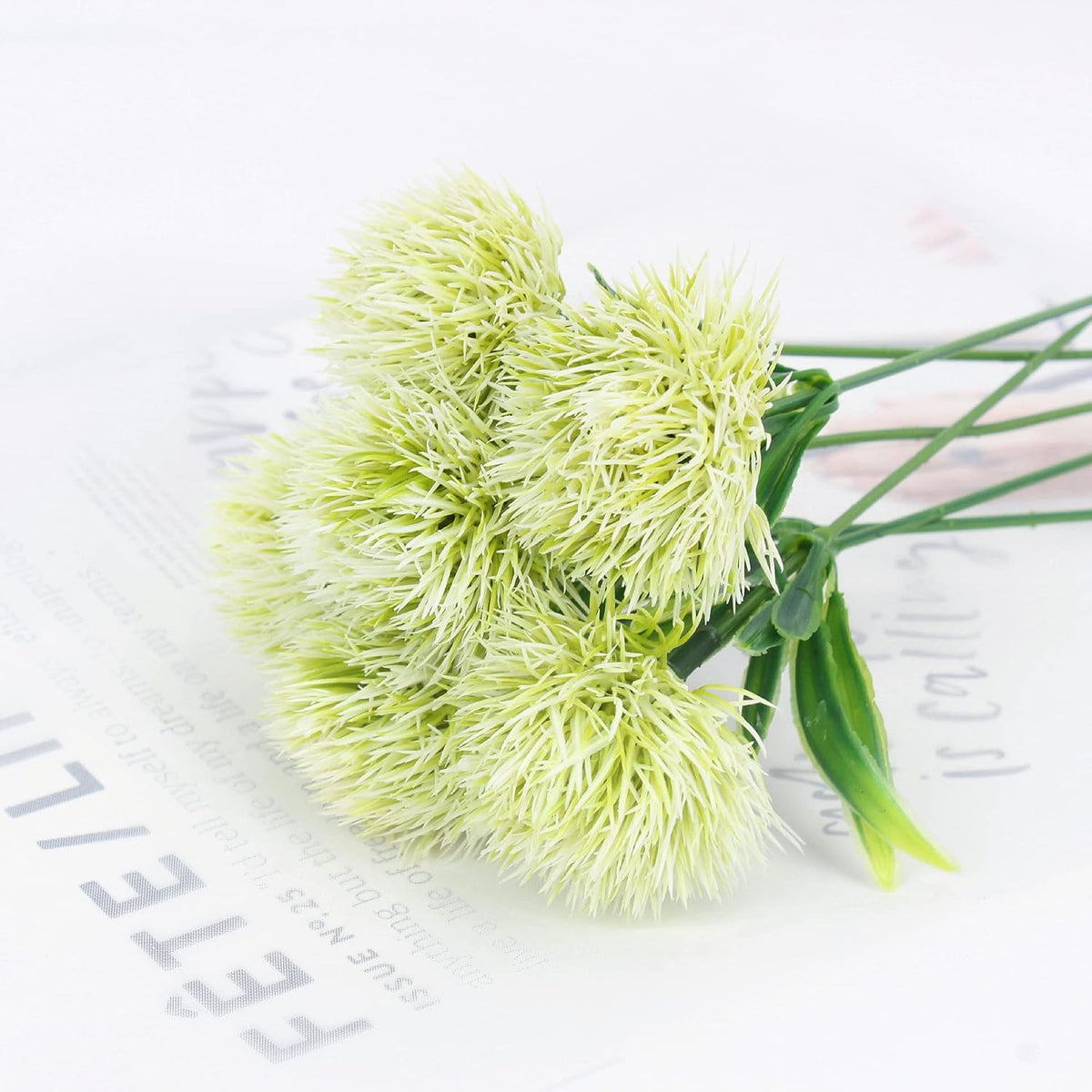 Fake Plants Dandelion Flowers Decoration, Artificial Plant Plastic Greenery Faux Outdoor Indoor Home Garden Party Room Bedroom Bathroom Office Wedding Table Centerpiece DIY Decor Yellow