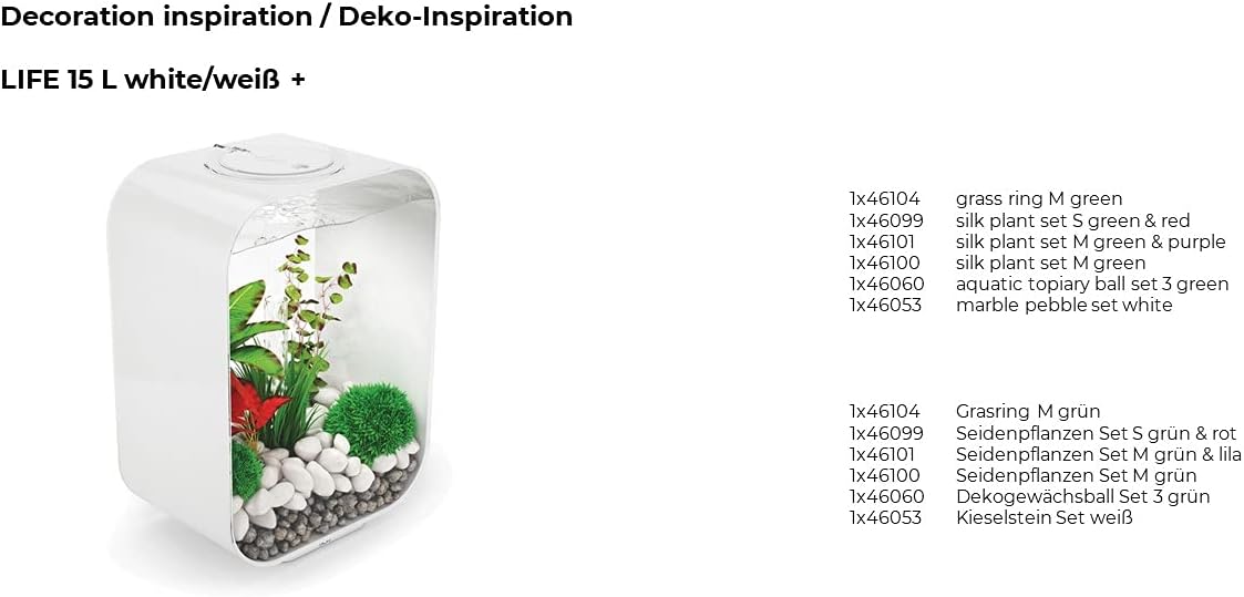 Silk Plant Set Small Green & red (46099)