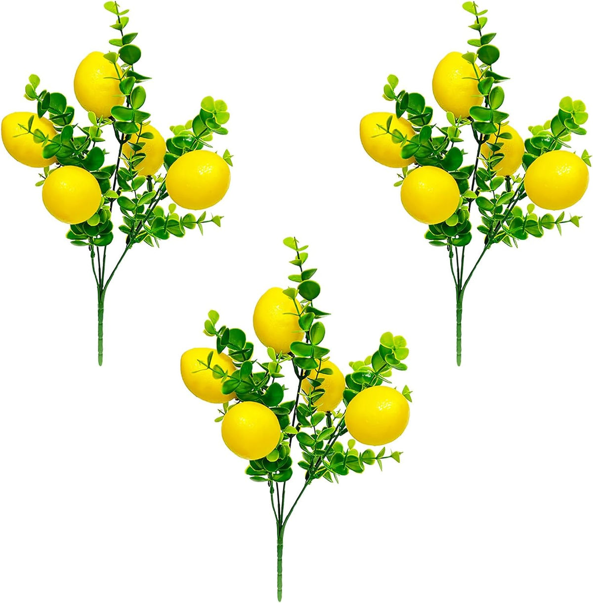 Artificial Lemon Vines Faux Lemon Garland 78.7 Inch Realistic Fake Lemons Greenery Garland Vine Hanging Swag for Wall Door Mantle Wedding Party Table Home Decoration