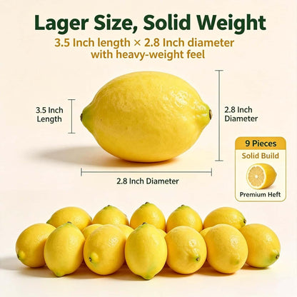 Artificial Lemon Vines Faux Lemon Garland 78.7 Inch Realistic Fake Lemons Greenery Garland Vine Hanging Swag for Wall Door Mantle Wedding Party Table Home Decoration