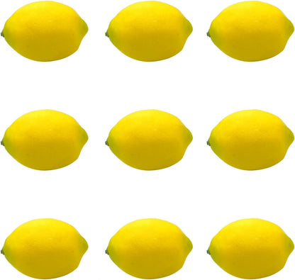 Artificial Lemon Vines Faux Lemon Garland 78.7 Inch Realistic Fake Lemons Greenery Garland Vine Hanging Swag for Wall Door Mantle Wedding Party Table Home Decoration