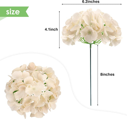 35Pcs Royal Blue Hydrangea Artificial Flowers with Stems,Realistic Silk Hydrangeas Fake Flowers for Wedding Centerpieces Bouquets DIY Floral Decor Baby Shower,Arch,Home,Party Decoration