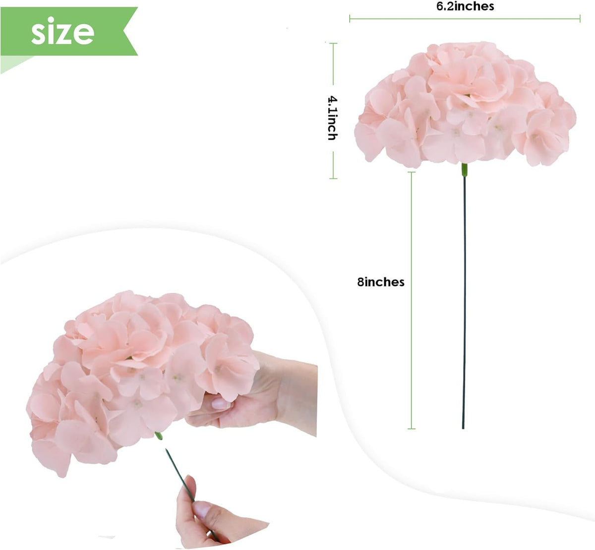 35Pcs Royal Blue Hydrangea Artificial Flowers with Stems,Realistic Silk Hydrangeas Fake Flowers for Wedding Centerpieces Bouquets DIY Floral Decor Baby Shower,Arch,Home,Party Decoration