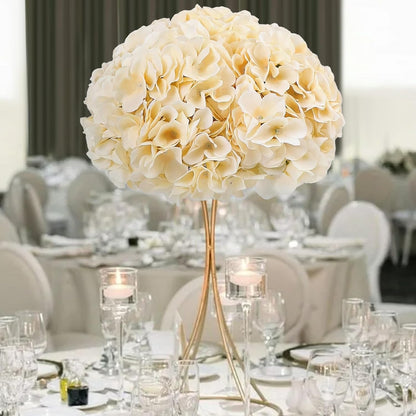 35Pcs Royal Blue Hydrangea Artificial Flowers with Stems,Realistic Silk Hydrangeas Fake Flowers for Wedding Centerpieces Bouquets DIY Floral Decor Baby Shower,Arch,Home,Party Decoration