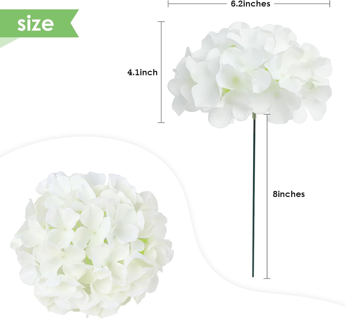 35Pcs Royal Blue Hydrangea Artificial Flowers with Stems,Realistic Silk Hydrangeas Fake Flowers for Wedding Centerpieces Bouquets DIY Floral Decor Baby Shower,Arch,Home,Party Decoration