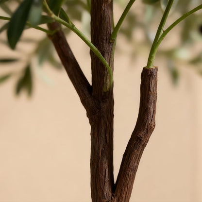 Olive Tree Olive Trees Artificial Indoor 6FT Faux Olive Tree with Pot,Artificial Olive Trees Plant with Realistic Trunk, Branches, Leaves and Fruits,Fake Tree Plant for Home Office Decor