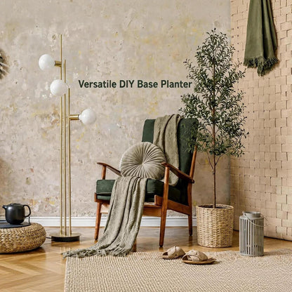 Olive Tree Olive Trees Artificial Indoor 6FT Faux Olive Tree with Pot,Artificial Olive Trees Plant with Realistic Trunk, Branches, Leaves and Fruits,Fake Tree Plant for Home Office Decor