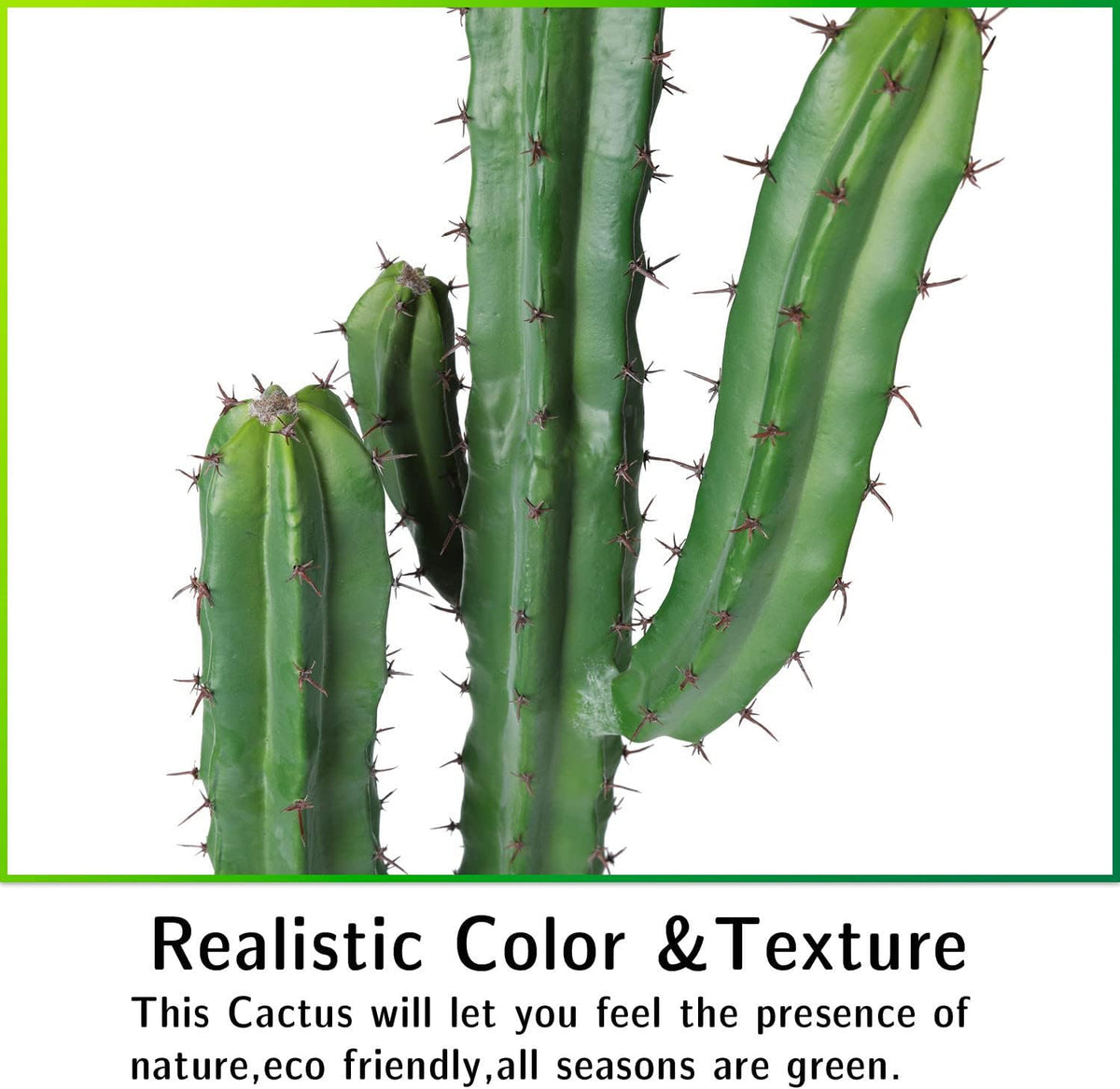 Artificial Cactus Fake Big Cactus 36 Inch Faux Cacti Plants for Home Garden Office Store Decoration