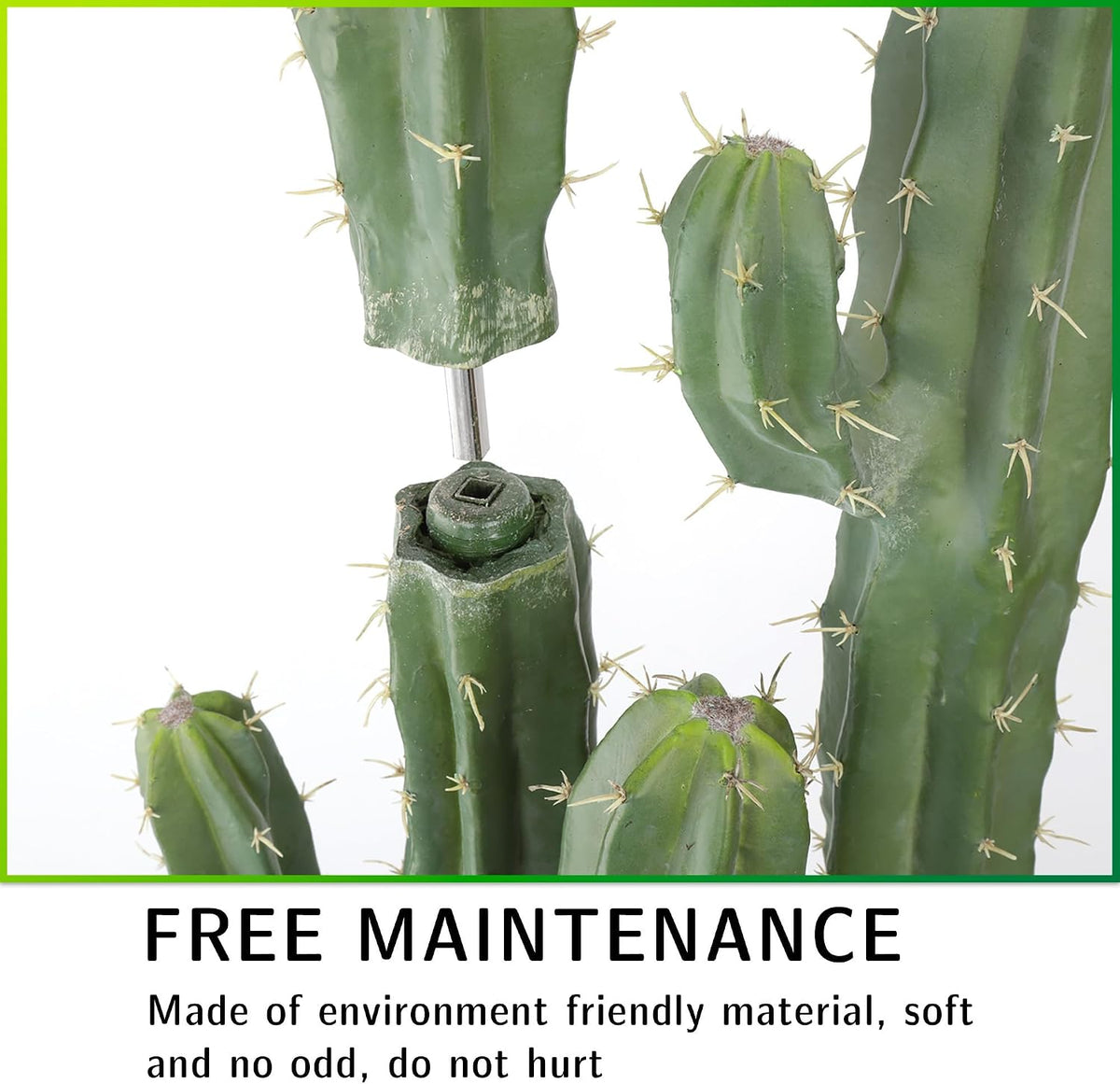 Artificial Cactus Fake Big Cactus 36 Inch Faux Cacti Plants for Home Garden Office Store Decoration