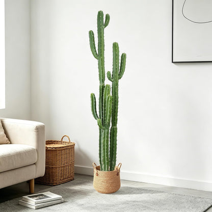 Artificial Cactus Fake Big Cactus 36 Inch Faux Cacti Plants for Home Garden Office Store Decoration