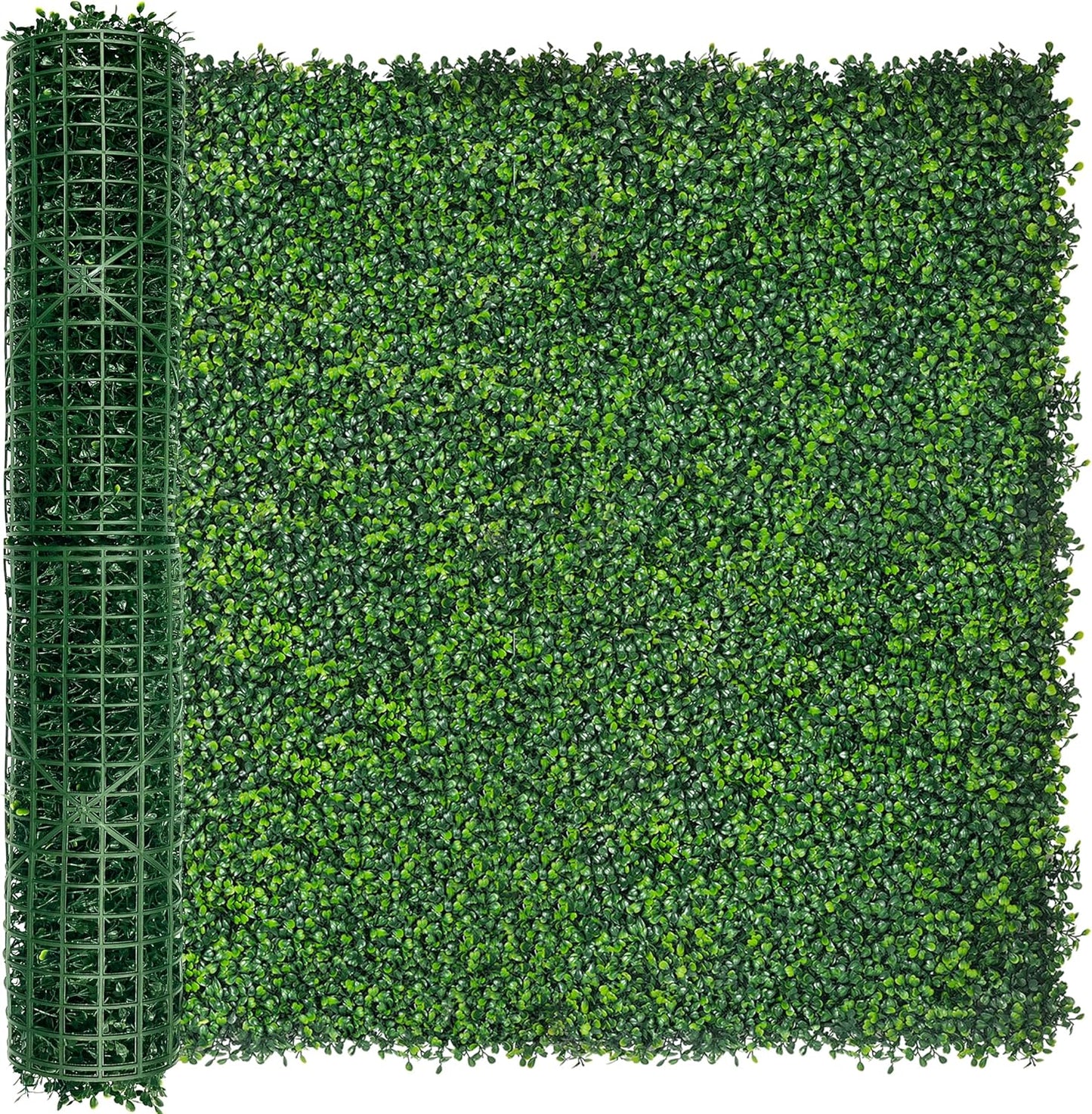 60"x128" (53.5 Sqft), Artificial Ivy Vine Privacy Fence Screen Roll | UV Resistant Green Leaves Faux, Garden Indoor Outdoor Home Decor, Artificial Hedge Vine Backdrop Fence Covering Privacy