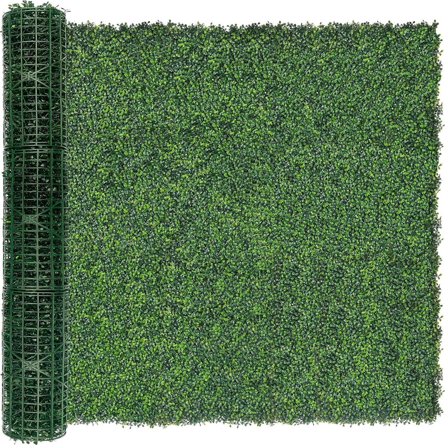 60"x128" (53.5 Sqft), Artificial Ivy Vine Privacy Fence Screen Roll | UV Resistant Green Leaves Faux, Garden Indoor Outdoor Home Decor, Artificial Hedge Vine Backdrop Fence Covering Privacy