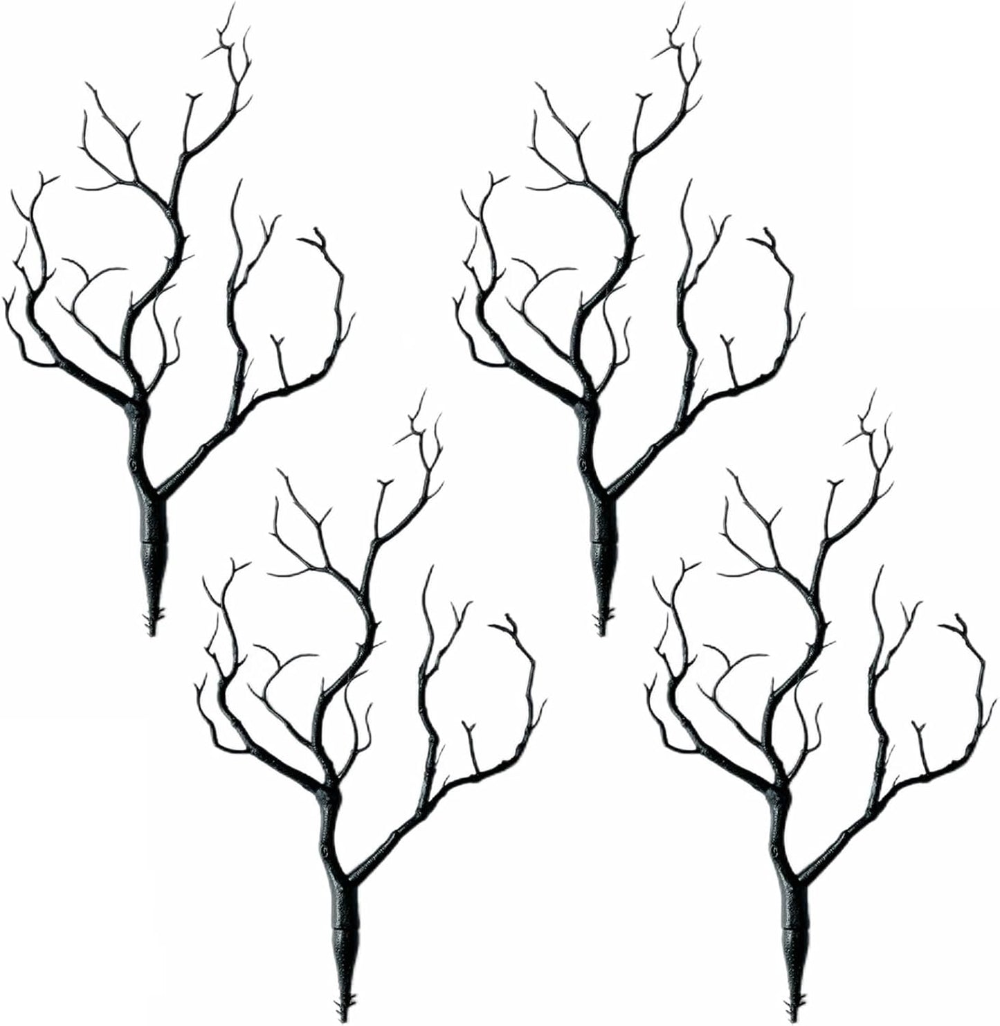 13.8 inches Artificial Coral Branches Fake Antler Branches Small Branches for Home Decoration Flower Arrangement Wedding Christmas Halloween Festival (White 10PCS