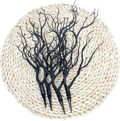 13.8 inches Artificial Coral Branches Fake Antler Branches Small Branches for Home Decoration Flower Arrangement Wedding Christmas Halloween Festival (White 10PCS