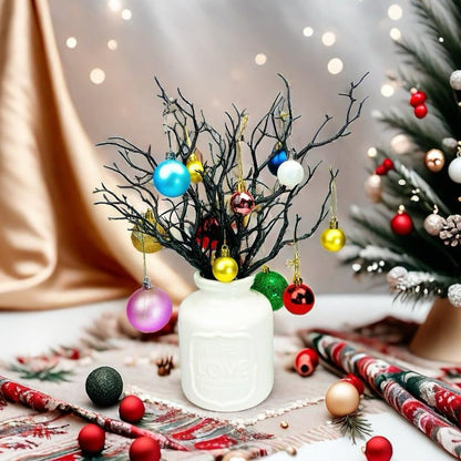 13.8 inches Artificial Coral Branches Fake Antler Branches Small Branches for Home Decoration Flower Arrangement Wedding Christmas Halloween Festival (White 10PCS
