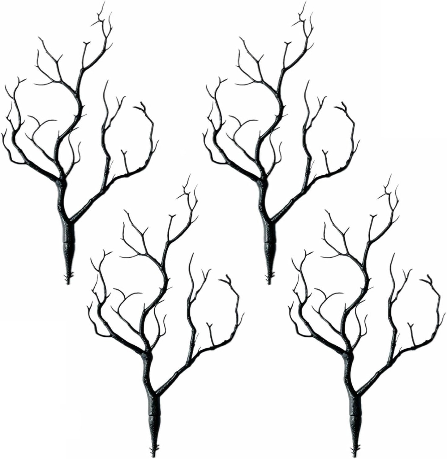 13.8 inches Artificial Coral Branches Fake Antler Branches Small Branches for Home Decoration Flower Arrangement Wedding Christmas Halloween Festival (White 10PCS