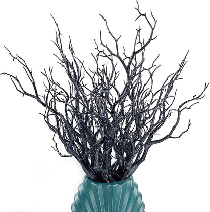 13.8 inches Artificial Coral Branches Fake Antler Branches Small Branches for Home Decoration Flower Arrangement Wedding Christmas Halloween Festival (White 10PCS
